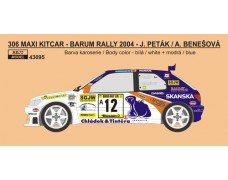Decal – Peugeot 306 Maxi KitCar Evo Barum Rally 2004